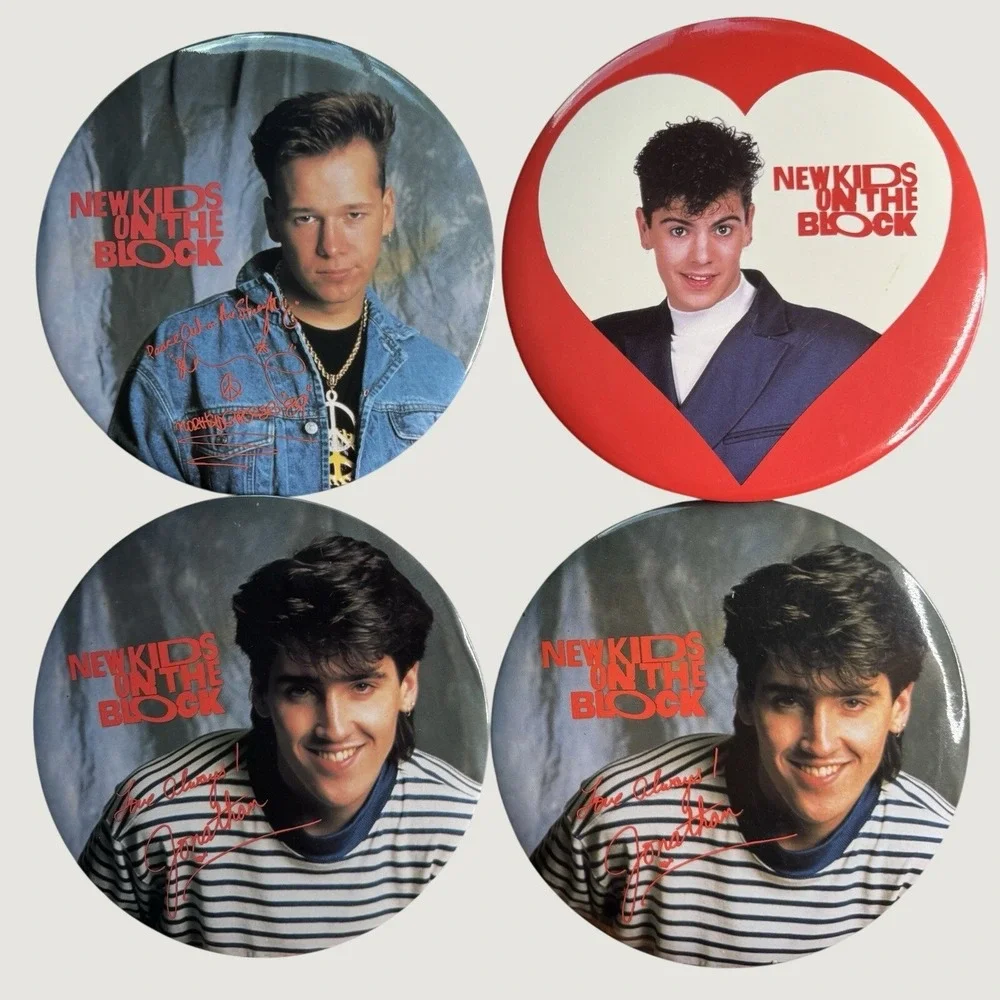 Vintage 1989 NKOTB New Kids On The Block Jumbo Large 6